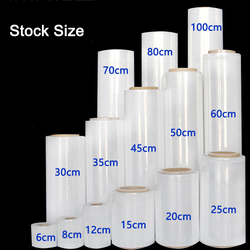 Super High Adhesion Mini Roll Stretch Film Lightweight Portable Wrap for Small Commodity Express Parcel Manual Packing