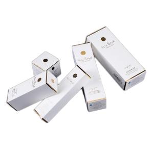 Ouro de empacotamento feito sob encomenda Logo Paper Box das caixas do creme do