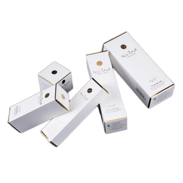 Ouro de empacotamento feito sob encomenda Logo Paper Box das caixas do creme do olho da caixa de Skincare