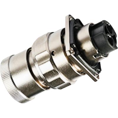 Conector de arnês de fio de 2,4 mm de dois núcleos, fecho à prova d'água, conectores de cabo de núcleo tipo 2