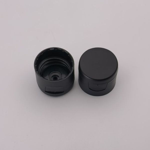 Black 20/410 Plastic Flip Top Cap For Hand Washing Bottle