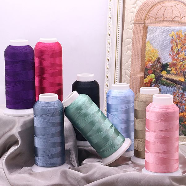 120d/2 Embroidery Thread 4000y-5000y Length Perfect for Professional Embroidery Machine