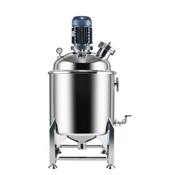 Jacket Cooling With Cold Water Or Glycol Vacuum Homogenizing Emulsifier Featuring Temperature Range 0-100 Celsius Designed For Emulsion Preparation