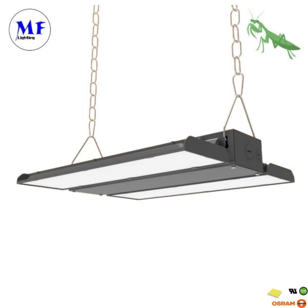 Instalação de iluminação industrial Lâmpada de baía alta linear Luz de baía alta IP66 Impermeável Área exterior Área interna 100W-400W Estação de gasolina
