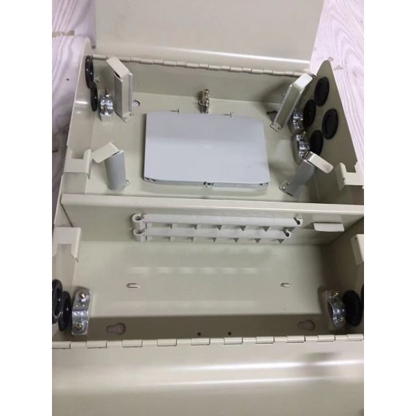 Outdoor Iron 2 Door Telecom Cabinet with PLC Splitter and Pigtail Jumper-free Fiber Optic