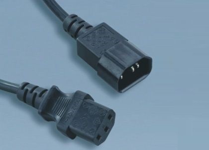 UL CUL CSA IEC C13 to C14 Computer American UL Power Cord