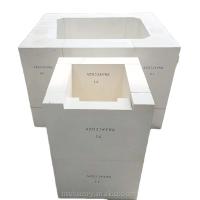 Blocs de cristal bruts Blocs de verre pour taille personnalisée Briques Cuisinier à pizza par extérieur