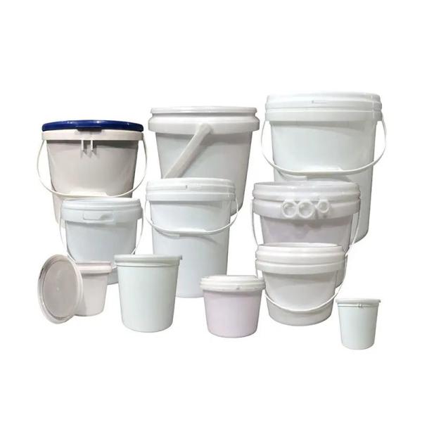Watertight Plastic Bucket with Lid for Cleaning Storage and Brewing