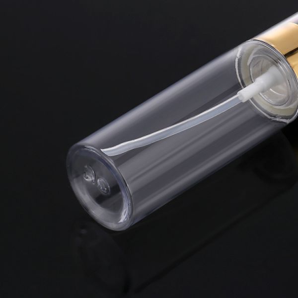 Round Empty Cosmetic Spray Bottles , Luxury 4 Oz Clear Plastic Spray Bottles