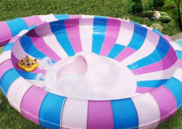 Hot Galvanized Steel Bowl Water Slide Water Supply 150m³/H For Sports Park