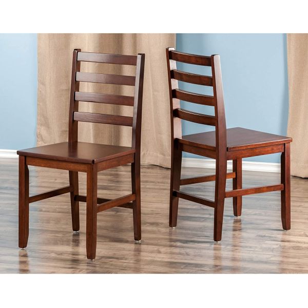 Hardwood Frame Natural Wood Dining Chairs , High Back Wooden Dining Chairs Black