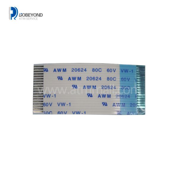 ATM NCR Card Reader Parts 3Q8 19 Pin Flat Cable For IC Module
