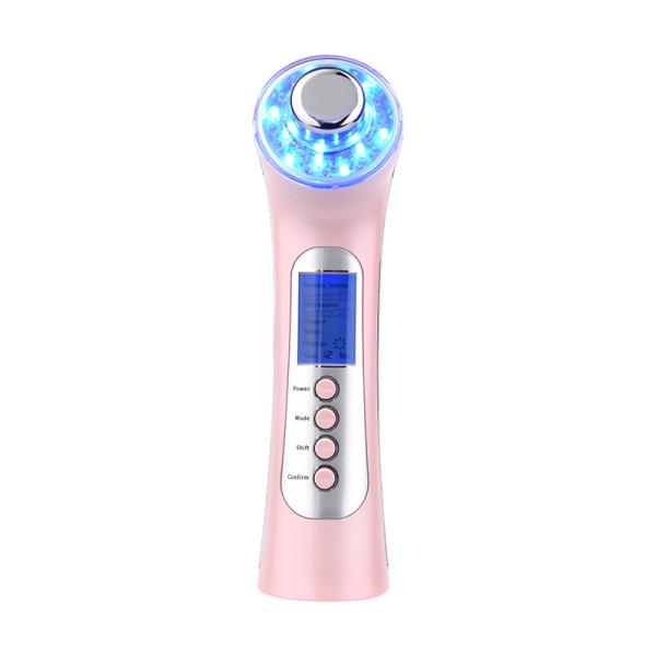 5 In 1 Ultrasonic Facial Machine Water Resistance Micro Force Massage