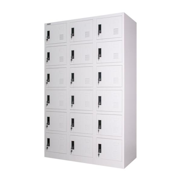 Casiers de stockage extérieurs en acier de casiers en métal de porte de la taille 18 d'OEM