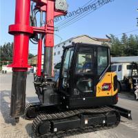 10m Depth Mini Hydraulic Rotary Piling Rig Kubota Diesel Engine 9.3T Weight