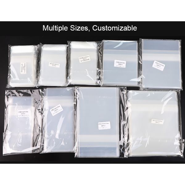 Crystal Clear Card Sleeve Photo Protector Transparent Cover Plastic Soft Card Sleeve