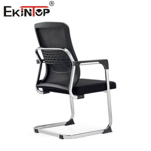 Modern Steel Base Mesh Office Chair With Casters Height Adjustment