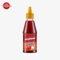 Botella de sabor natural ketchup de tomate, ISO 260g de ketchup dulce y agrio