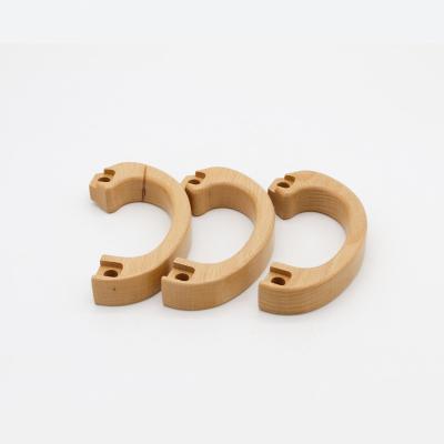 Manche en bois pour tasse en verre, manche en bois personnalisée accepté OEM/ODM