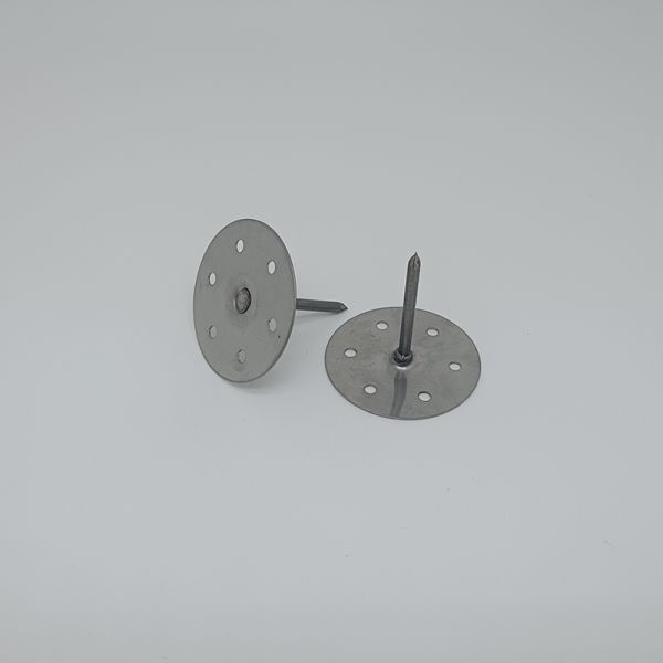 Smooth Shank Self Adhesive Insulation Hangers Perforated Steel Welding Insulation Pins 44 holes