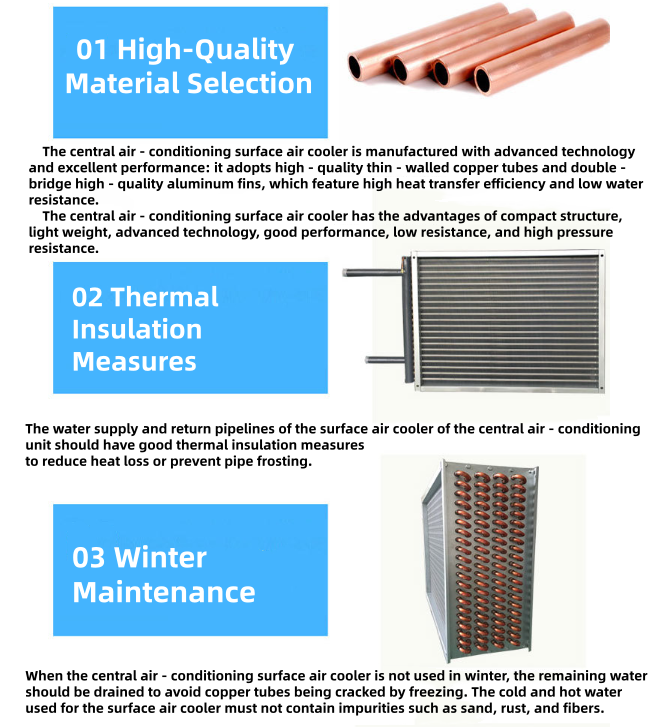 Double-Fan Air-Cooled Condenser with Copper Tube & Aluminum Fin