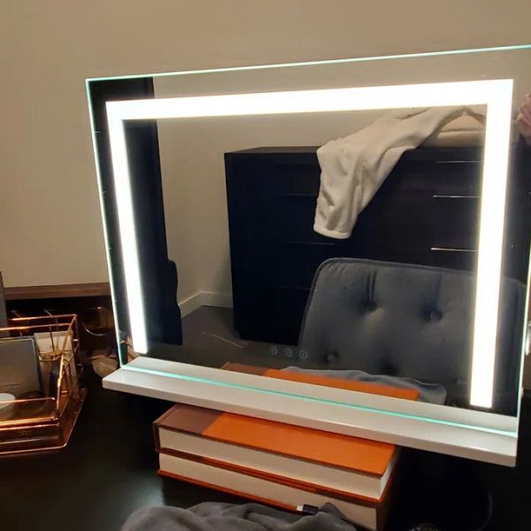 Mounted Hollywood Bathroom Mirror Electric Magnifying With Light