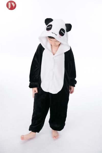 100% Polyester Flannel Fleece Fabric Kids Cute Panda Onesie Winter keep warm Animal Christmas Cosplay pajamas