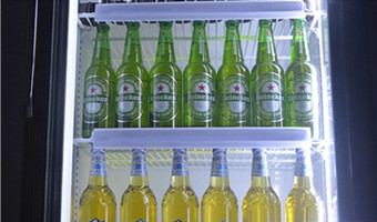 Convenience Store Glass Door 2000L Beverage Display Refrigerator Freezer