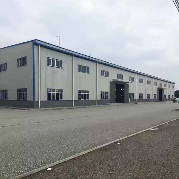Prefabricated Multi Storey Building , Industrial Steel Frame Warehouse Construction