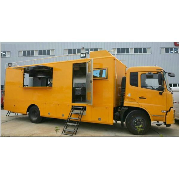 King Run Mobile Kitchen Truck For Outdoor Engineering Project Camping Dining