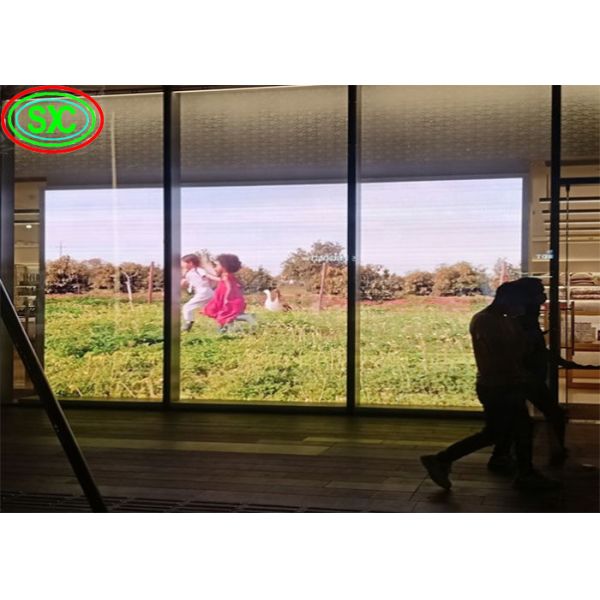 Rental Screen Removable HD Glass Crystal Chip P5 Transparent LED Display