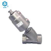 válvula de controle pneumática de aço inoxidável do atuador da válvula de ângulo de 1,5 polegadas
