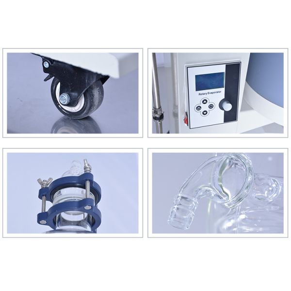 Конденсатор короткого пути 10 литров для испарителя вакуума выгонки 10L продавца роторного