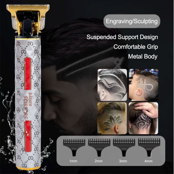 Водоустойчивая машина 10W триммера вырезывания волос с малошумным лезвием t