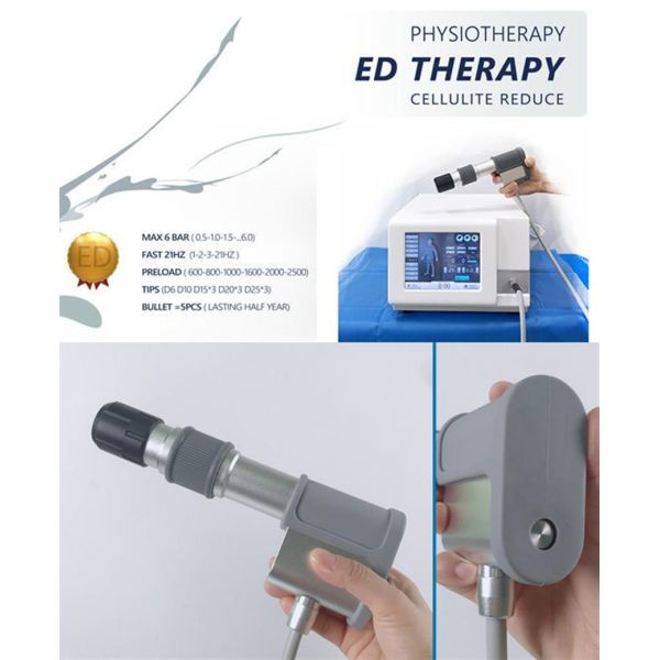 Тип низкое обслуживание медицинской волны машины терапией ESWT портативной двойной двухтрактный