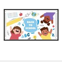 Tableau blanc 102 pouces Interactif Projecteur Tableau pour la salle de classe de l'école de l'usine IBoard