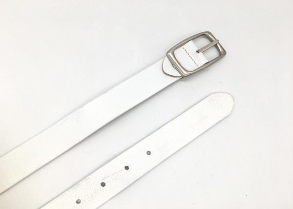 Garment Accessory White 125cm Lady Genuine Leather Belts