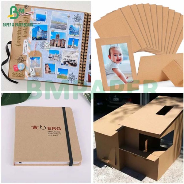 1.5mm 2mm 2.5mm Thick Brown Kraft Paper Rigid Cardboard for Cigar Boxes