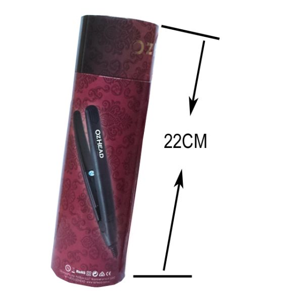 Electric Smart Red Hair Straightening Tools Adjustable Temp For Hair Styling