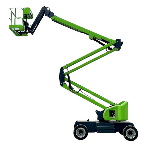 Compact Towable Cherry Picker Boom Lift For Power Grid Maintenance