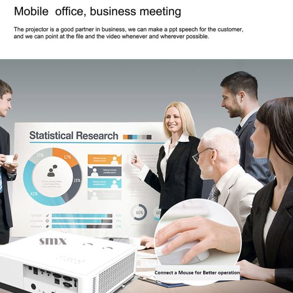 7000-люменный трикратный лазерный проектор для кинотеатра / домашнего кинотеатра