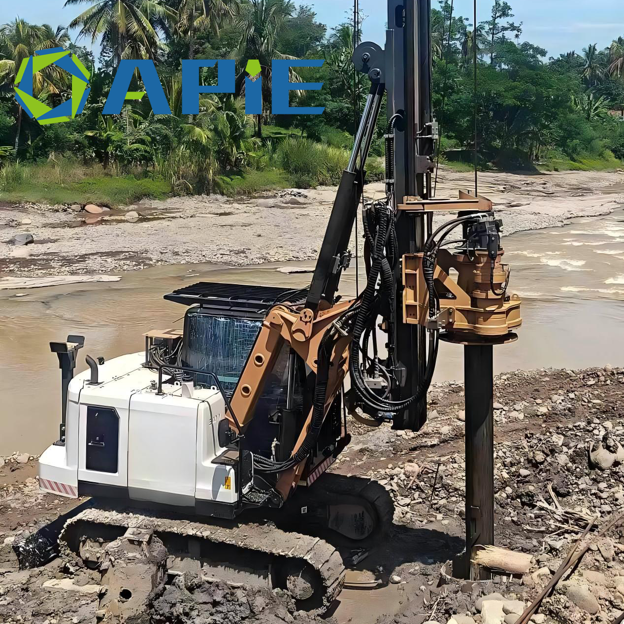 Lightweight Mini Rotary Drilling Rig Mini Piling Rig Designed For Drilling Construction