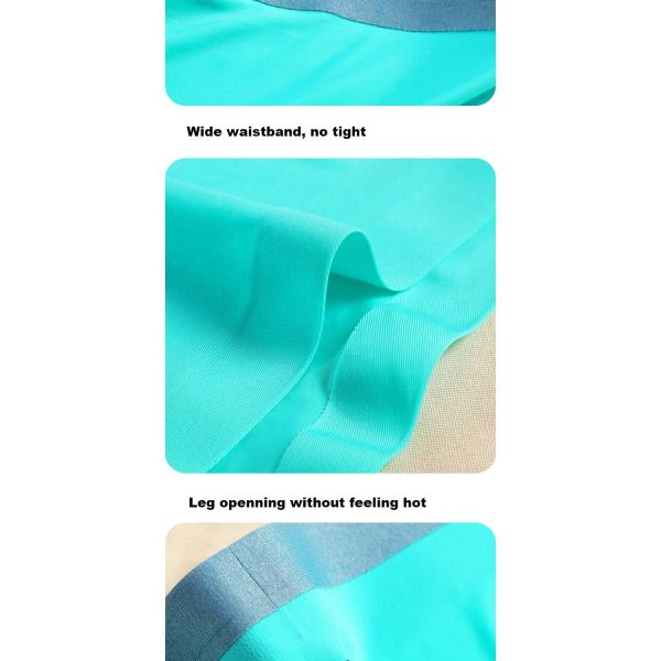 7xl 6xl 5xl Customizable Extra Large Mens Boxer Shorts Underwear Ice Silk Antibacterial Ultra Thin Summer Brief