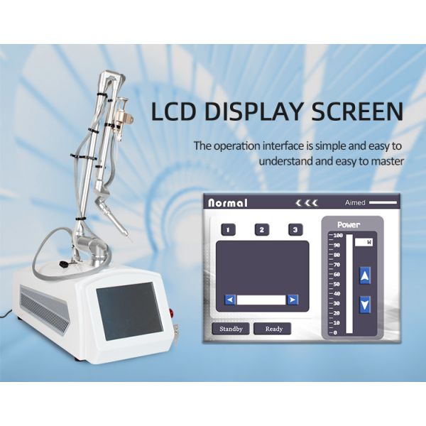 Portable 10600nm Co2 Fractional Laser Machine Pigment Removal Vaginal Tightening