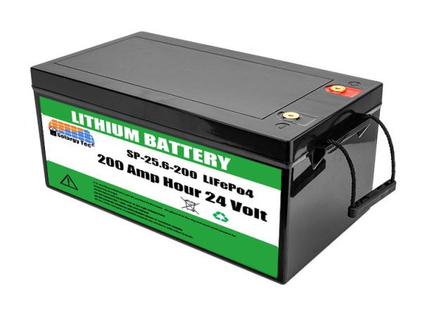 Premium Grade 24v 200ah Lifepo4 Battery Lithium Ion Solar Batteries 5000 Cycles