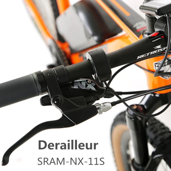 Bafang Motor Alloy Frame Mountain Bike Electric 48V 10A Battery 350W-750W