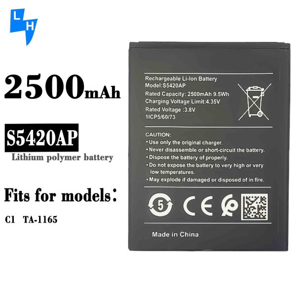 S5420AP 3.8V 2500mAh аккумулятор для мобильных телефонов для аккумуляторов Nokia C1 оригинальная оригинальная емкость