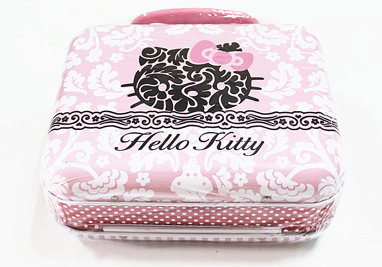 Da caixa lisa pequena da lata do almoço de Batman cor dada forma retangular azul/preto/a branca