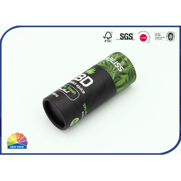 Штейновая трубка бумаги Kraft слоения упаковывая для Cannabidiol