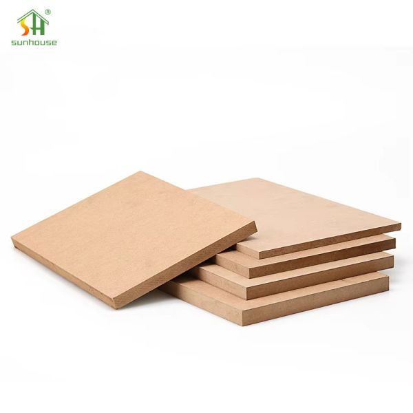 MDF Melamine MDF Board Interior Exterior Decoration Use for Building Constructio